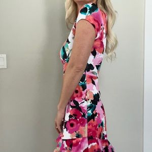 Floral print dress